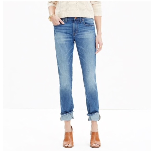 Madewell Denim - Madewell Slim Boyjean In Hatfield Wash